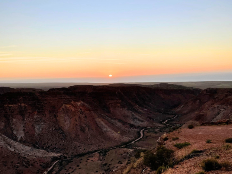 Charles Knife Canyon at sunrise in Exmouth