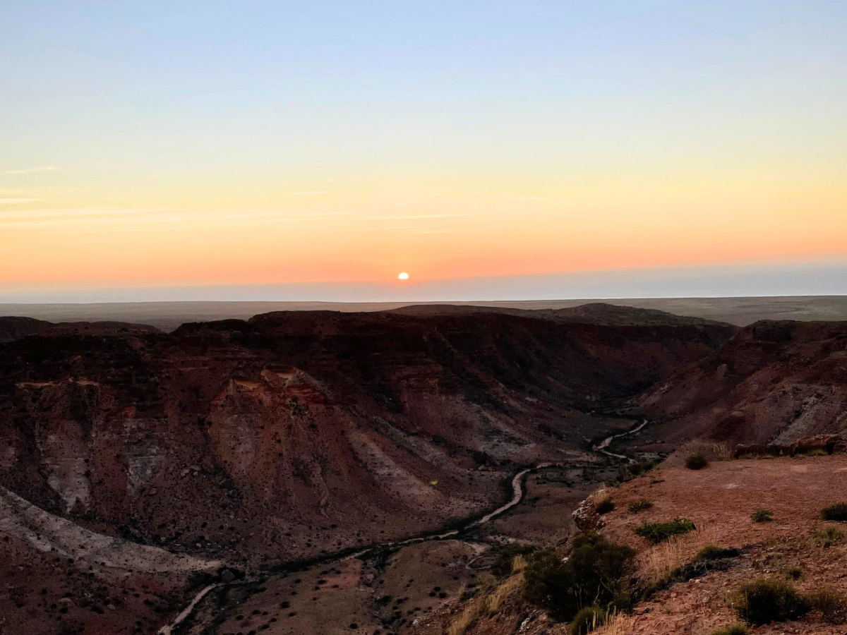Charles Knife Canyon at sunrise in Exmouth