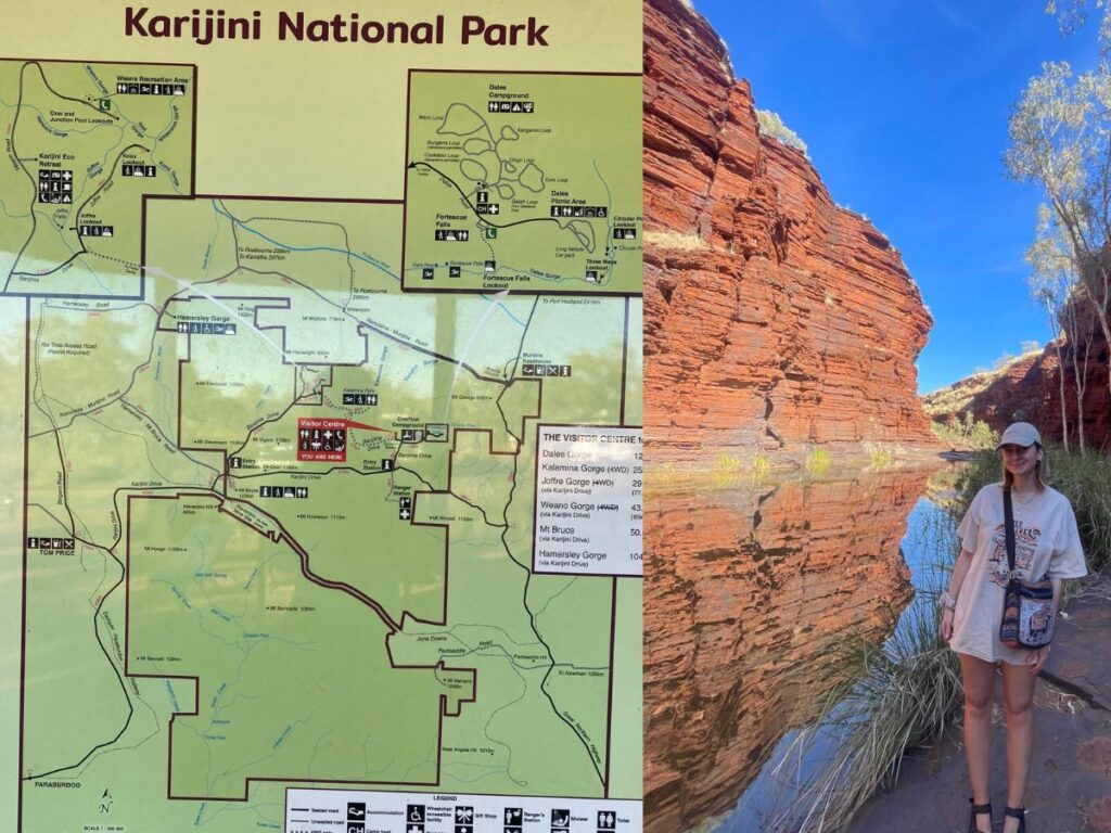 Karijini National Park Map Karijini National Park Map