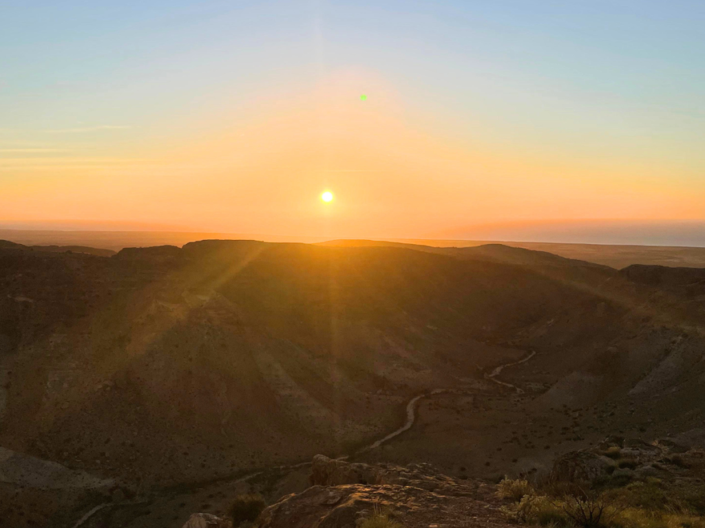 Charles Knife Canyon at sunrise in Exmouth, Western Australia